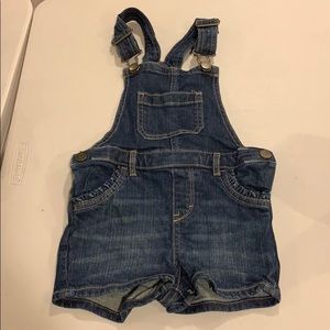 Girls Denim Overalls